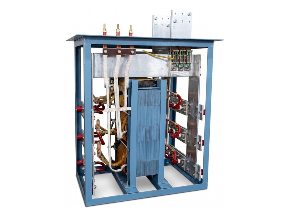 Industrial rectifier unit — front view